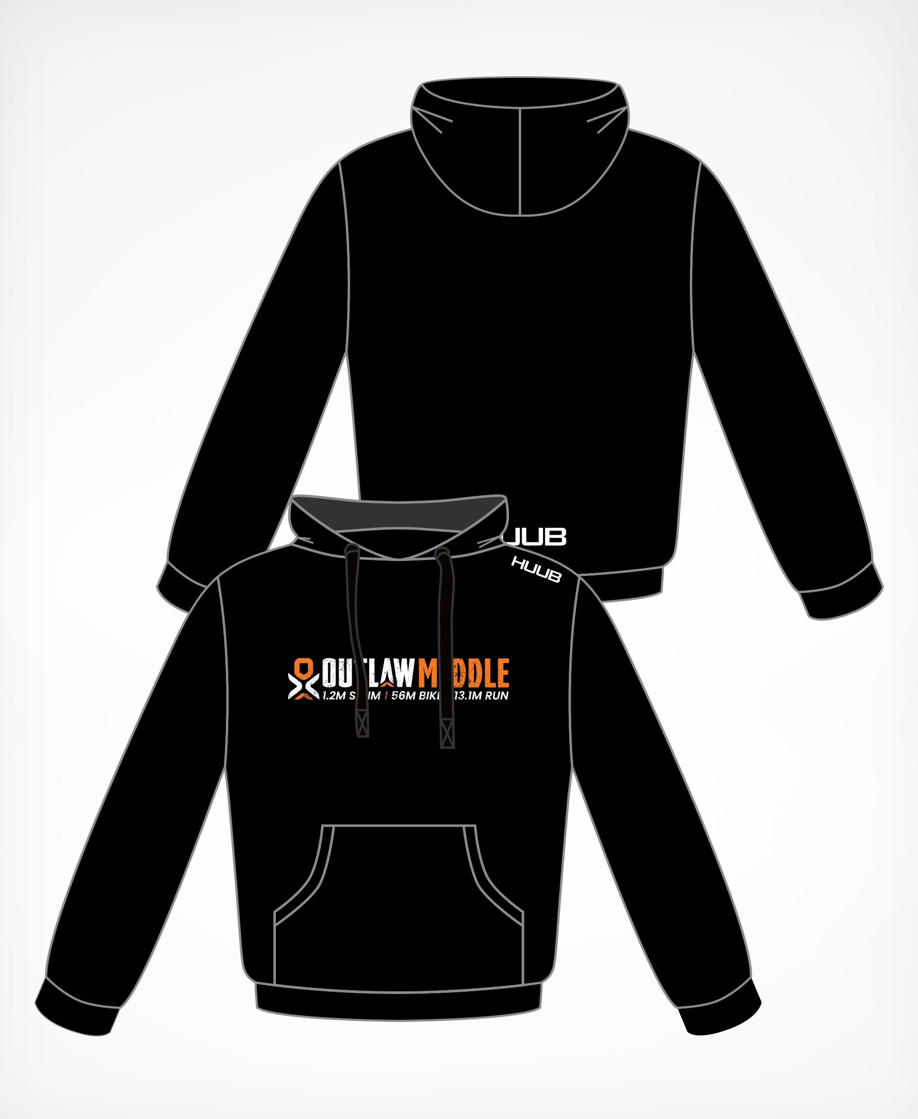 Outlaw Nottingham Middle Hoodie - Collect From Event