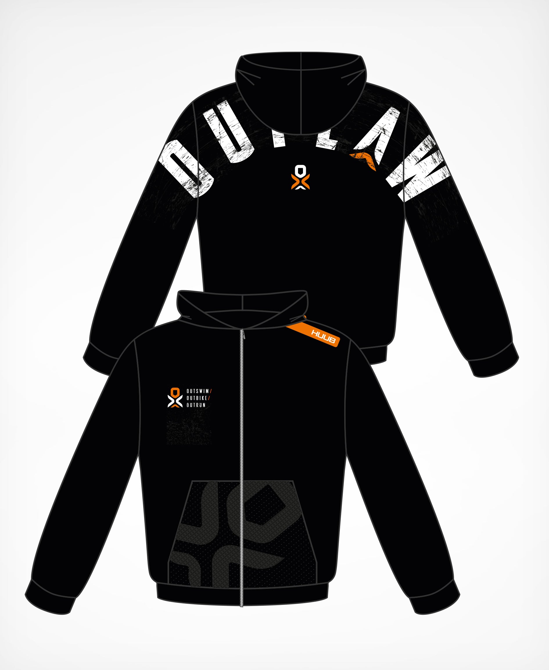 Outlaw Full Zip Tech Hoodie