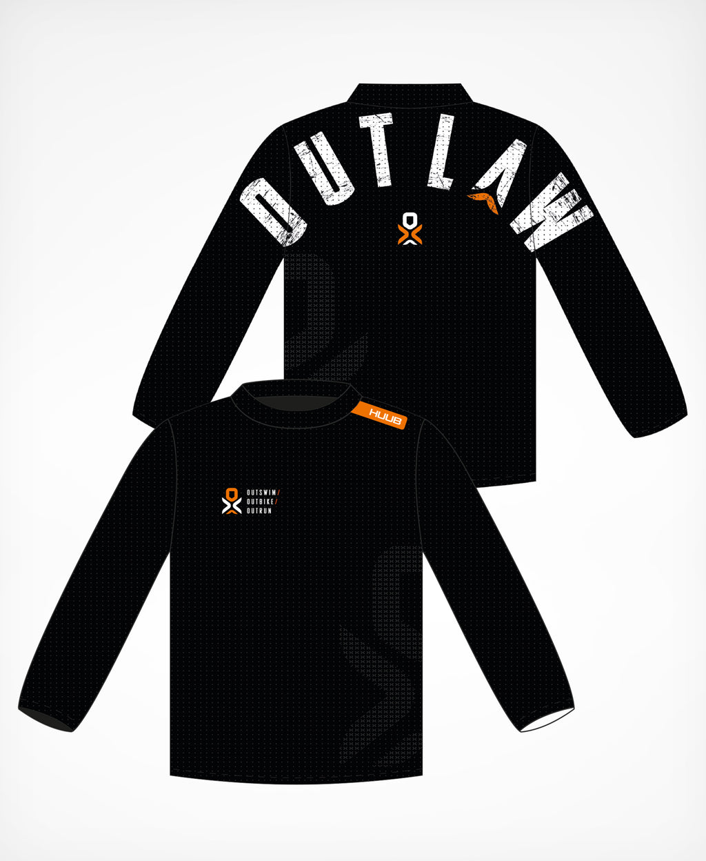Outlaw LS Tech T-Shirt Schwarz