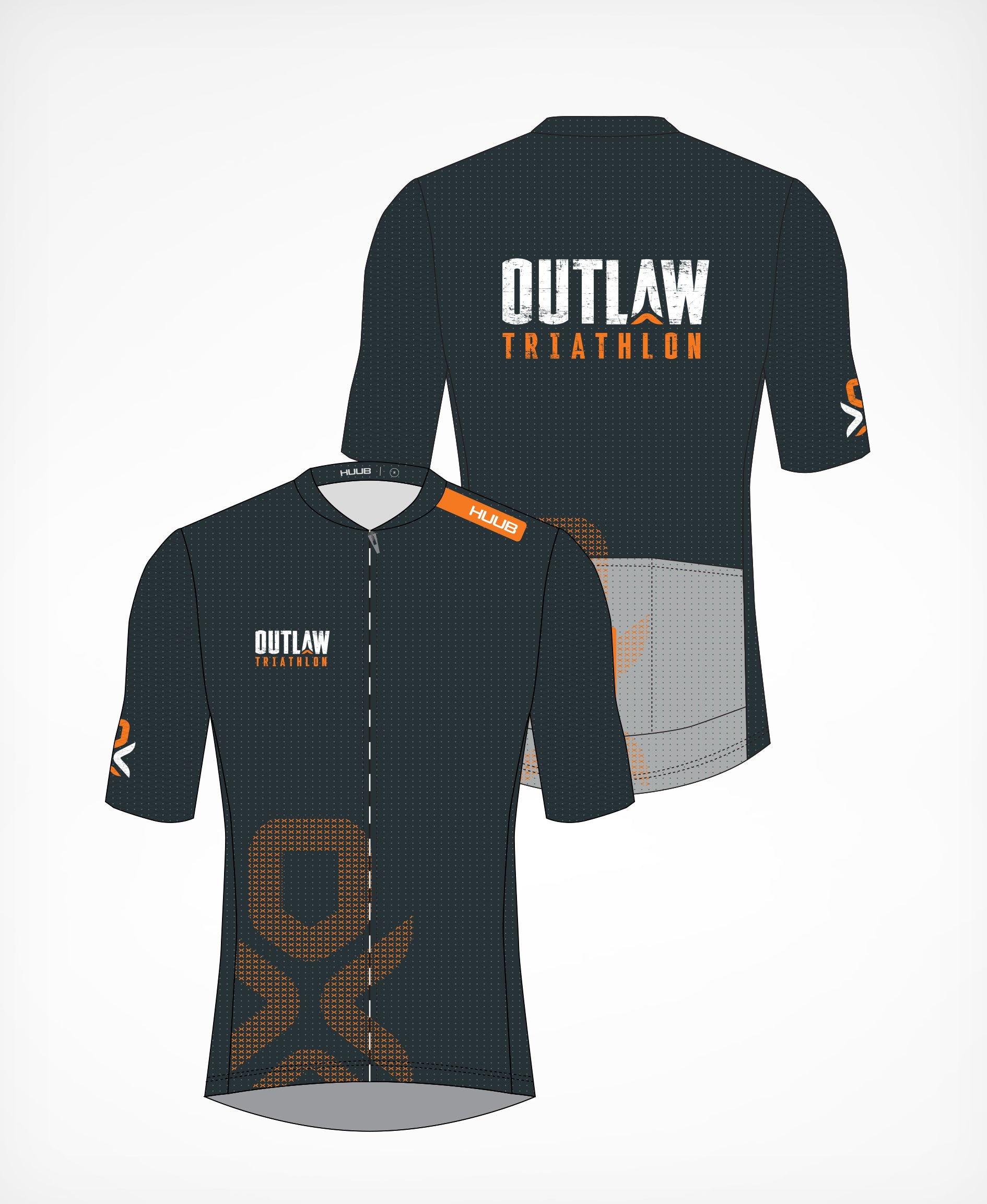 Outlaw Short Sleeve Cycling Jersey Slate