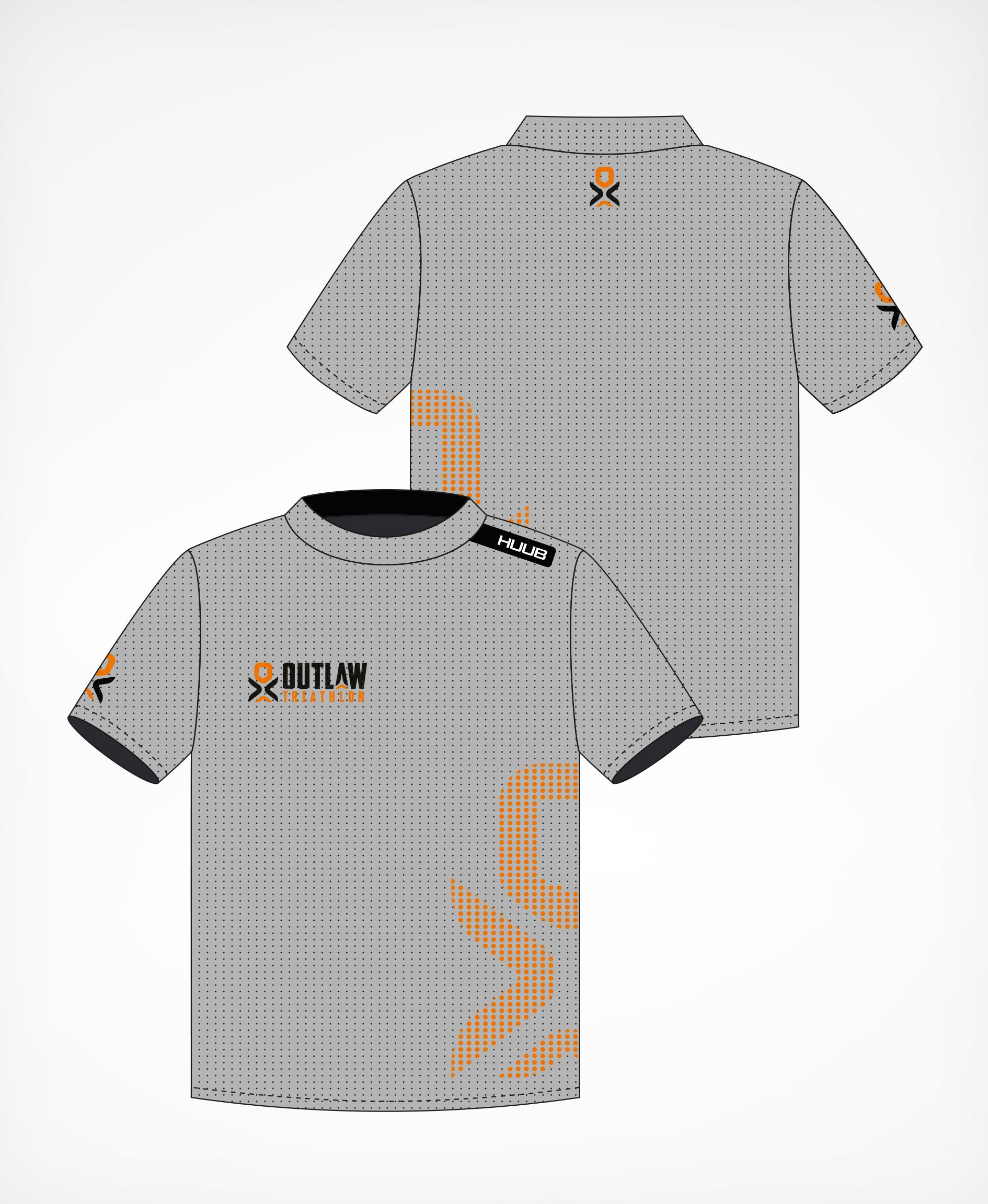 Outlaw Tech T-Shirt Grey