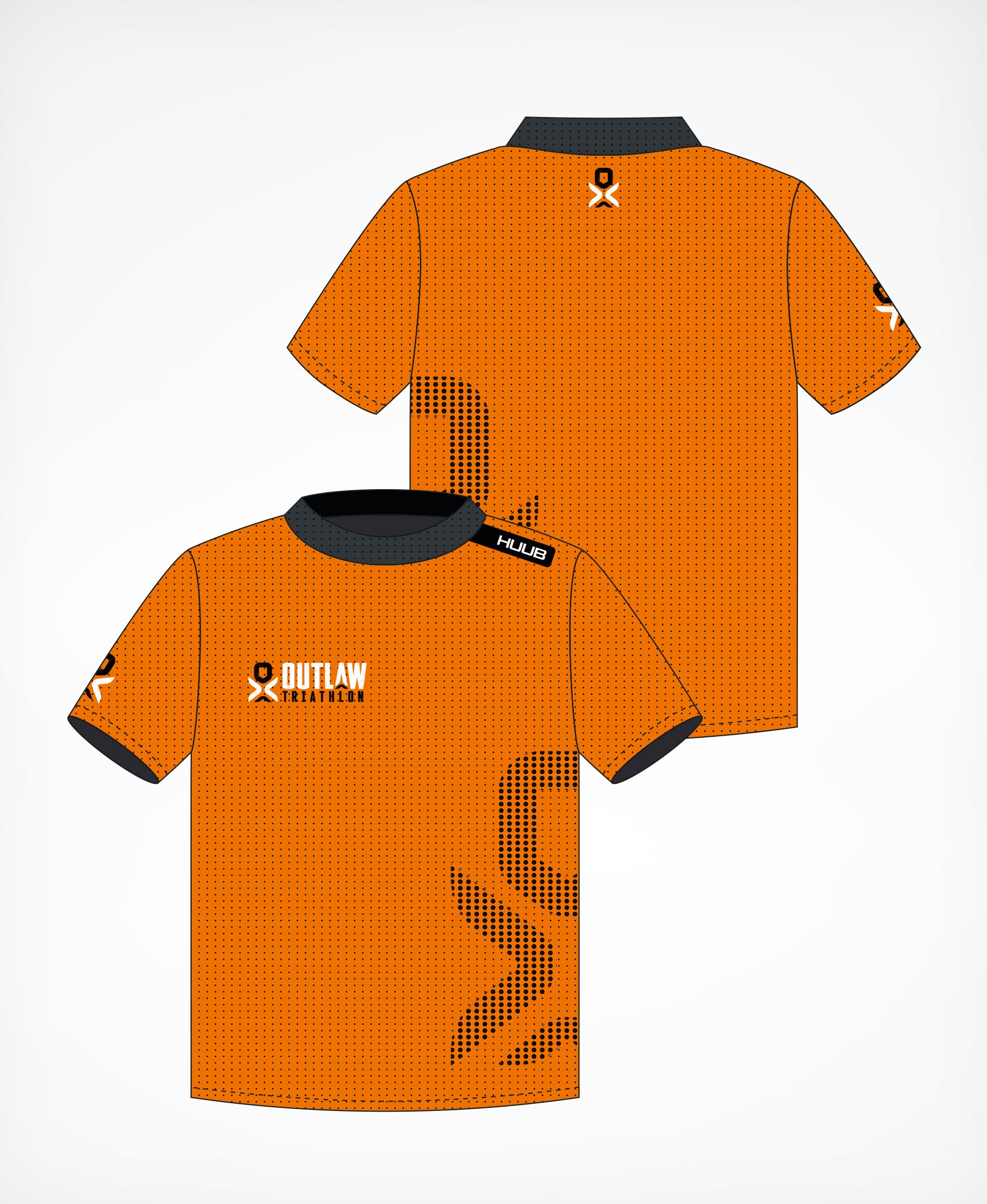 Outlaw Tech T-Shirt Orange