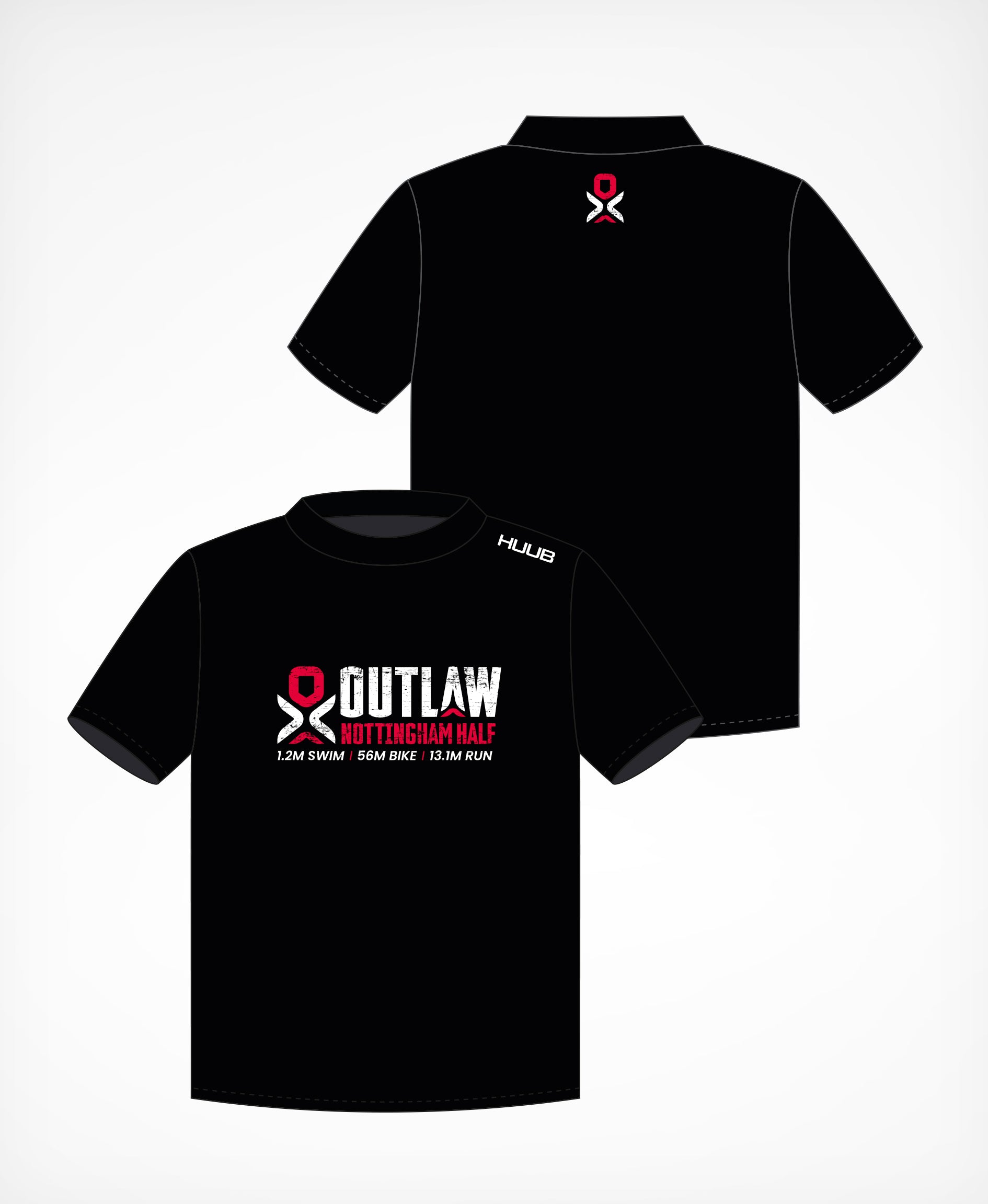 Outlaw Nottingham Middle T-Shirt - Collect From Event