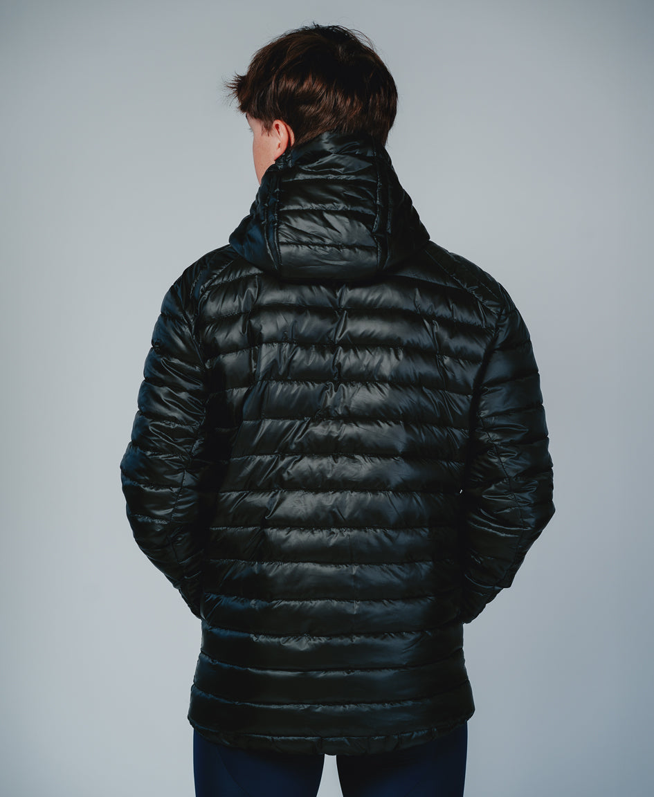 Peak Quilted Jacket Black - Men's