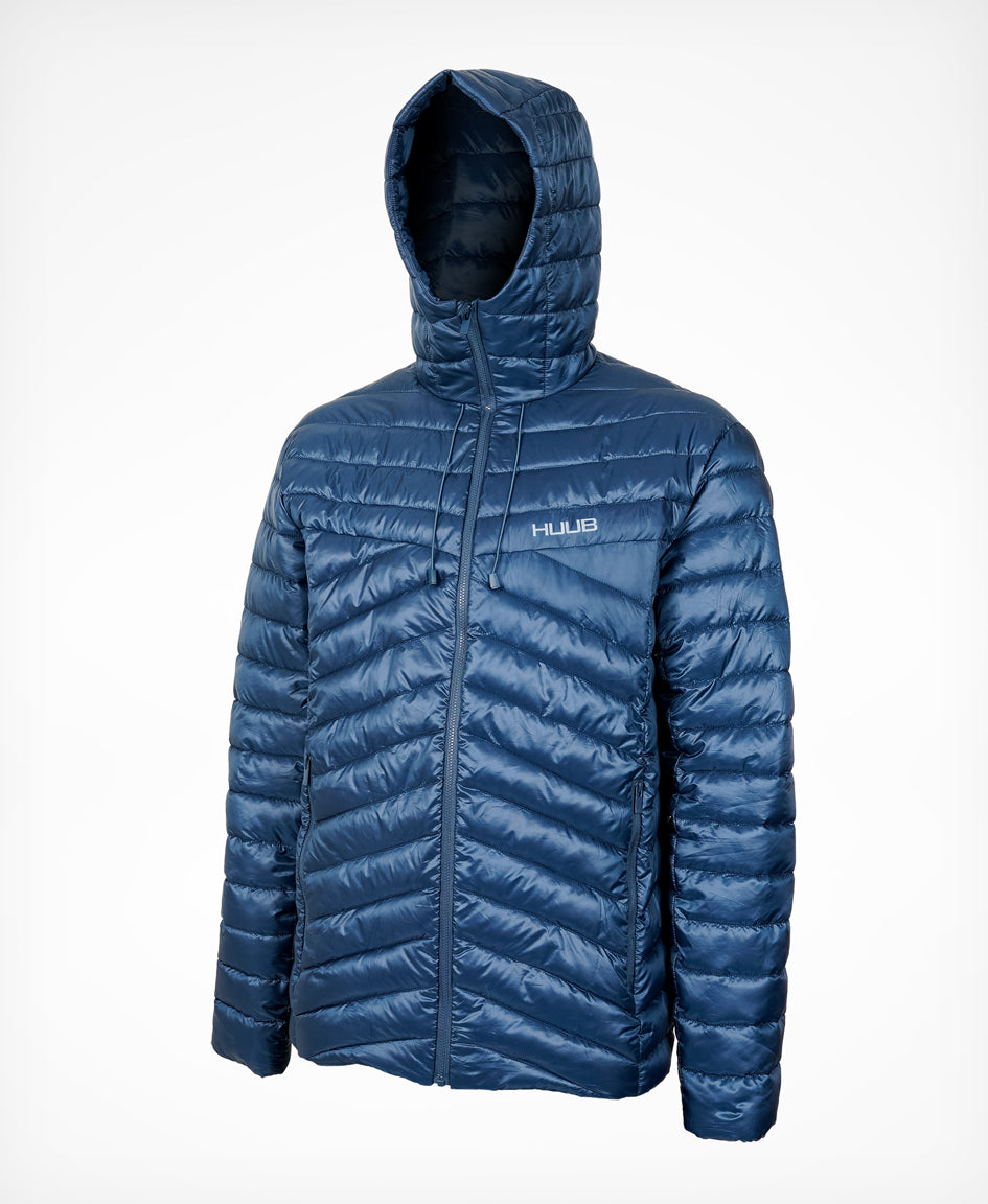 Peak Quilted Jacket Navy - Men's