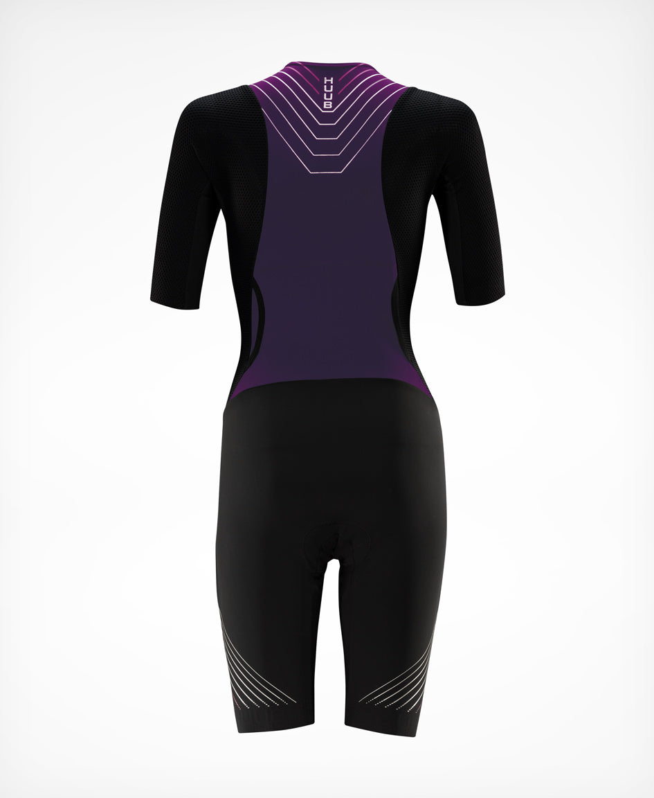 Pinnacle Tri Suit Black/Grape - Women's