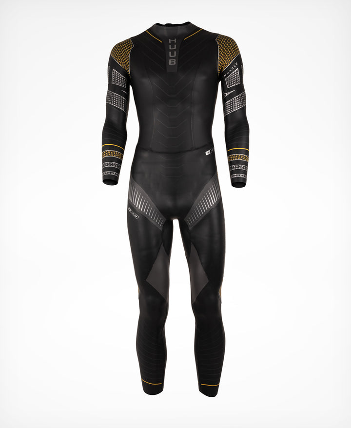 Pinnacle Wetsuit Silver/Yellow - Men's