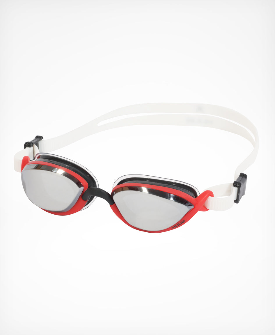 Pinnacle Air Seal Swim Goggle - White/Red