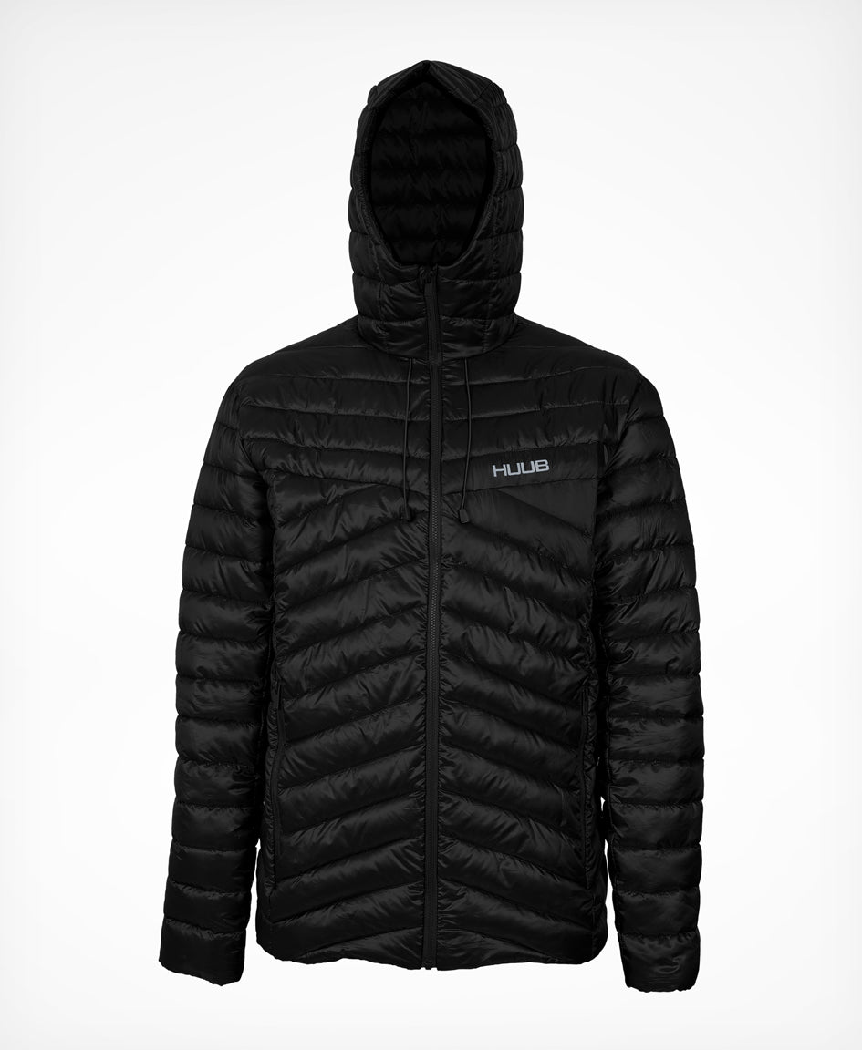 Peak Quilted Jacket Black - Men's