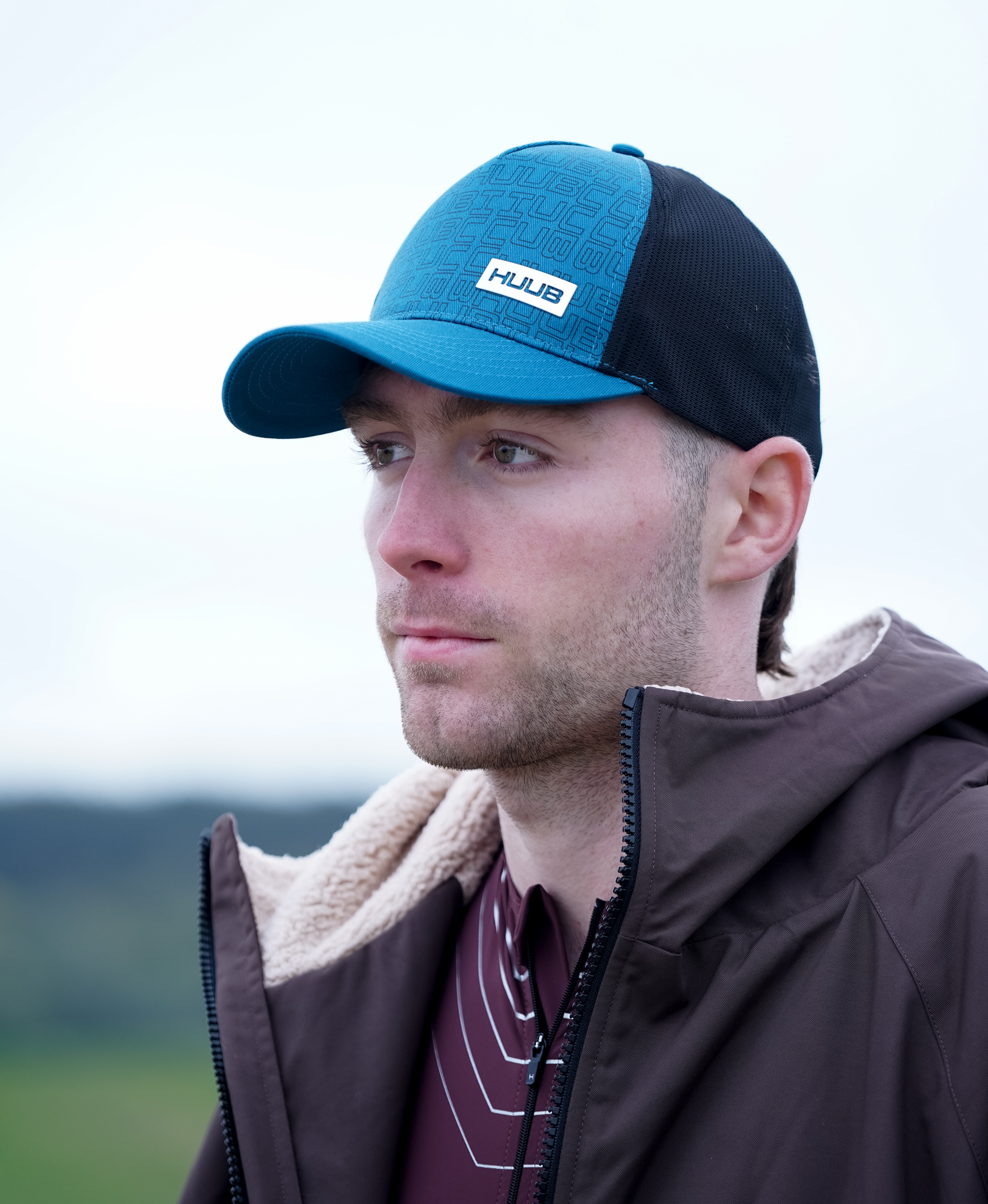 Running Baseball Cap - Black/Steel Blue