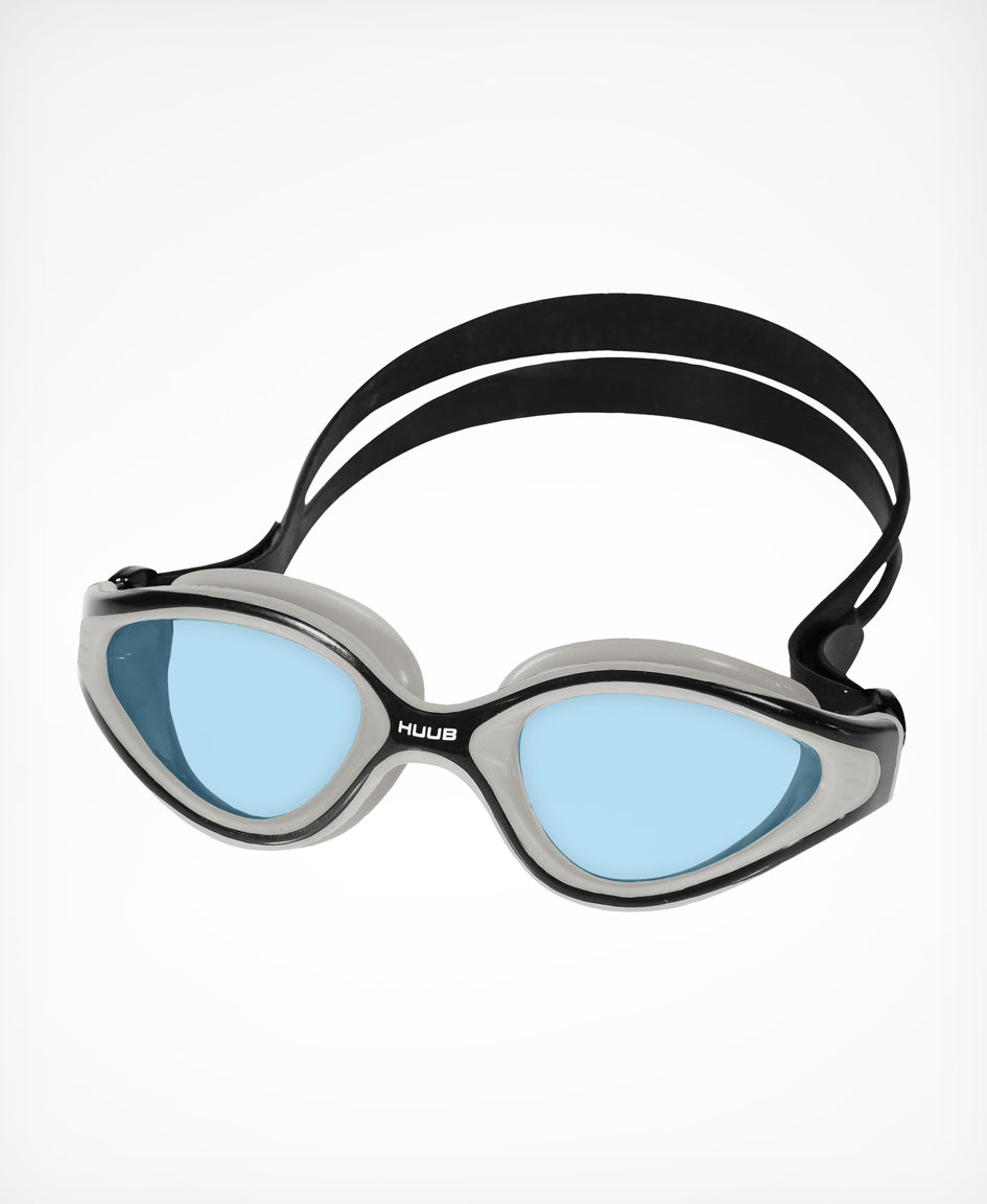 Albacore Schwimmbrille Grau - Blaue Linse