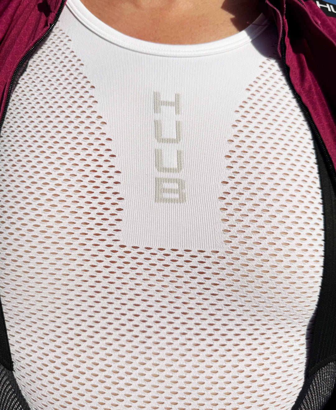 Seamless Thermal Knit Baselayer - White