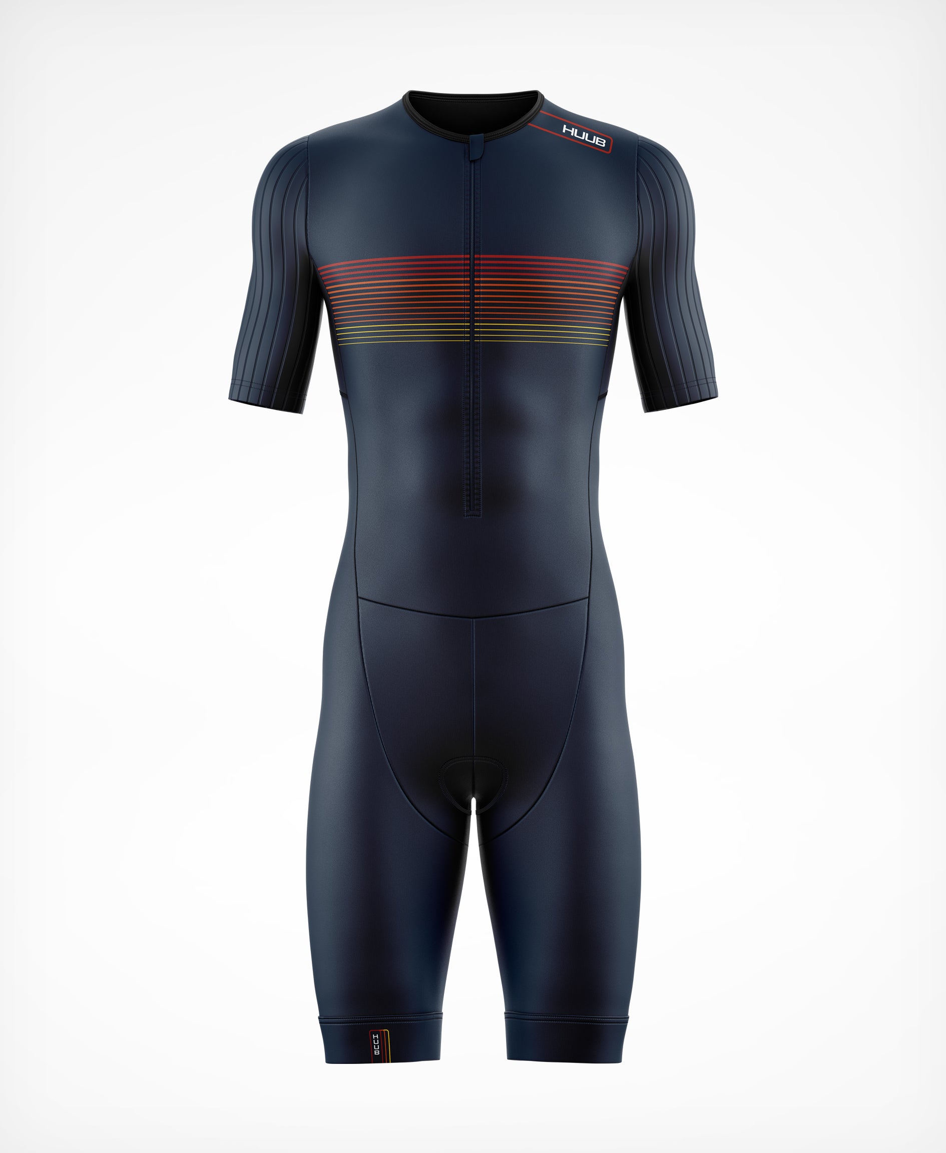 Agilis LCS Triathlonanzug Marineblau/Orange – Herren