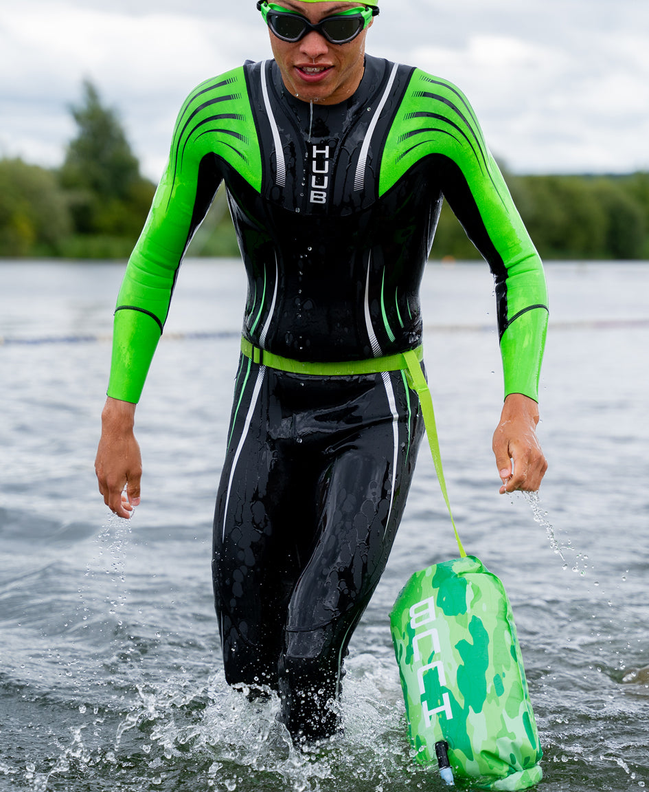 Oberflchen-Neoprenanzug Fluo Green Herren HUUB Design Oberflchen-Neoprenanzug Fluo Green Herren HUUB Design