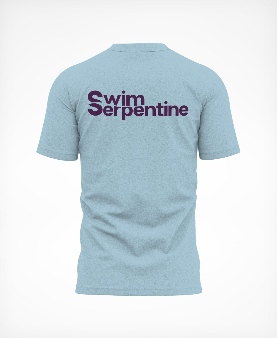 Swim Serpentine T-Shirt - Sky Blue
