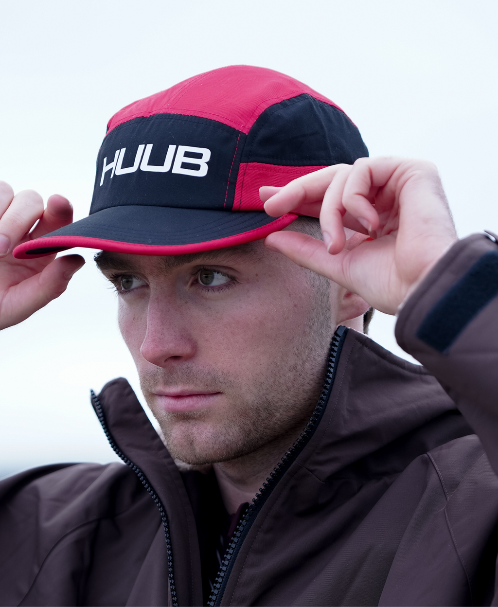 Training/Race Cap - Black/Red