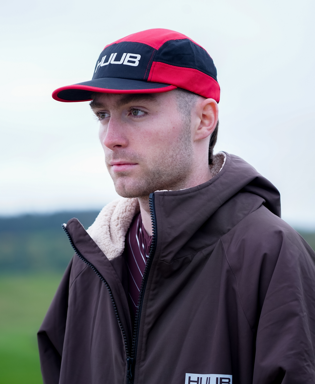 Training/Race Cap - Black/Red