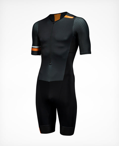 Mittsu Aero Tri Suit - Black/Orange
