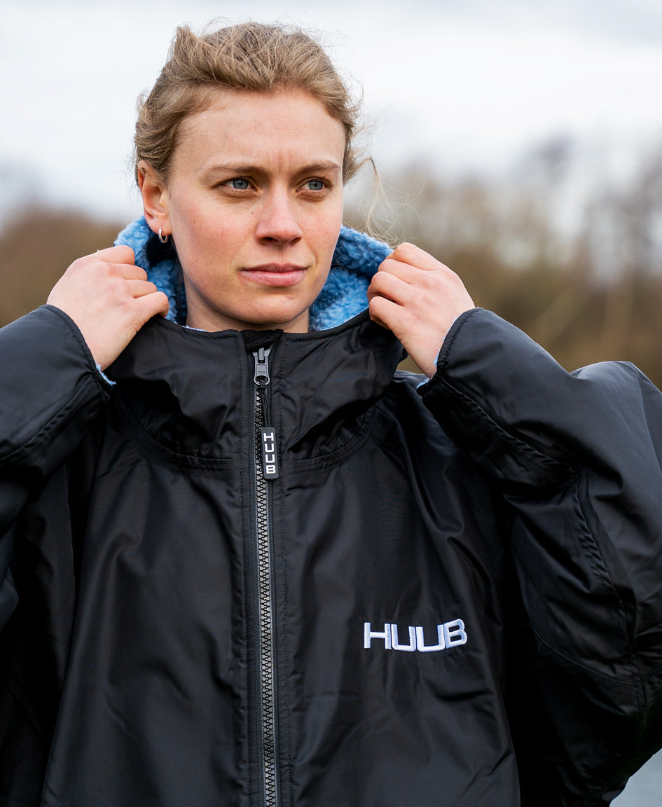 HUUB Changing Robe - Black and Blue – HUUB Design