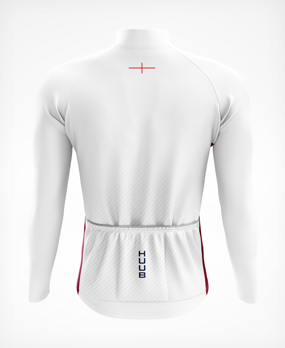 England Rugby Long Sleeve Jersey White/Red - Womens