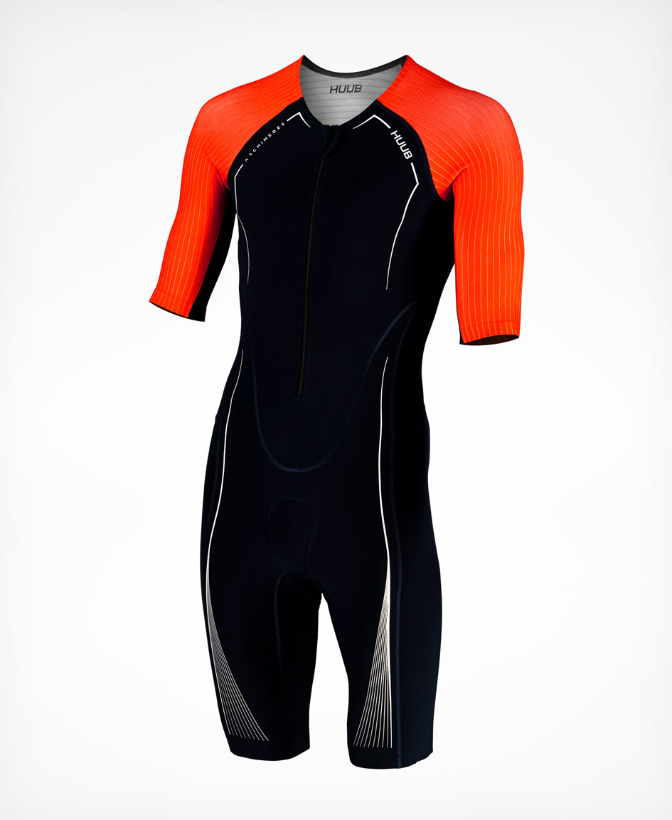 Archimedes Aero Tri Suit - Navy/Red