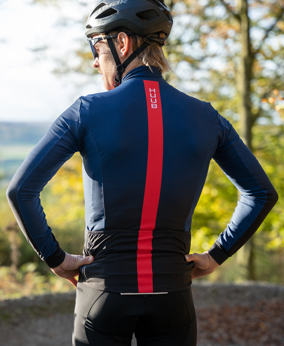 4882 Thermal Long Sleeve Cycle Jersey - Men's