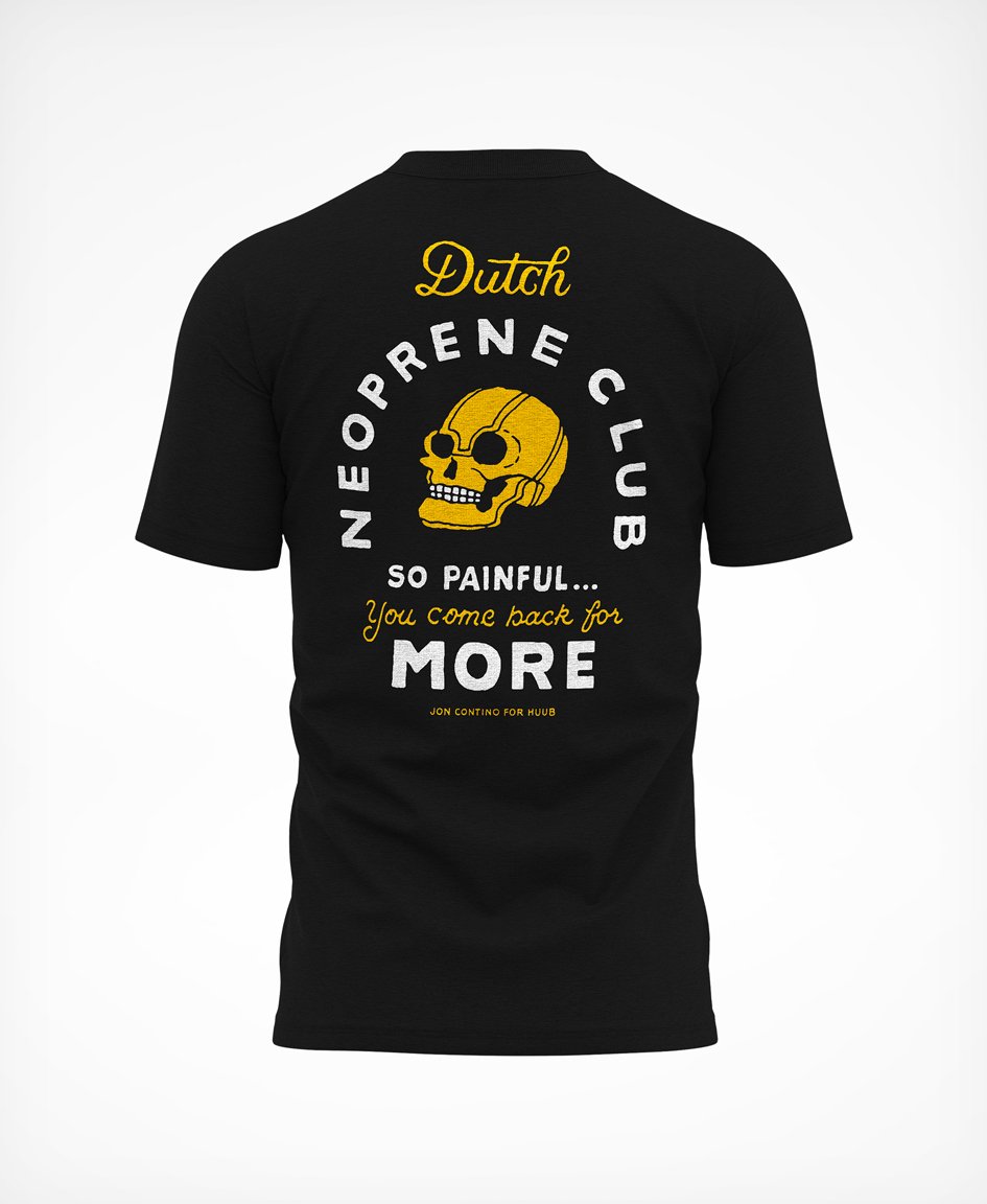Dutch Neoprene Club T-Shirt Black