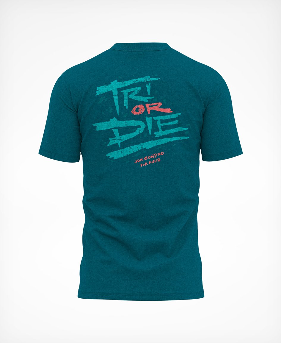 Tri Or Die T-Shirt Teal
