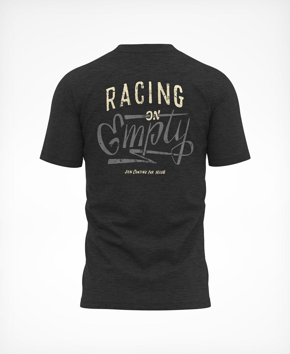 Racing On Empty T-Shirt Charcoal