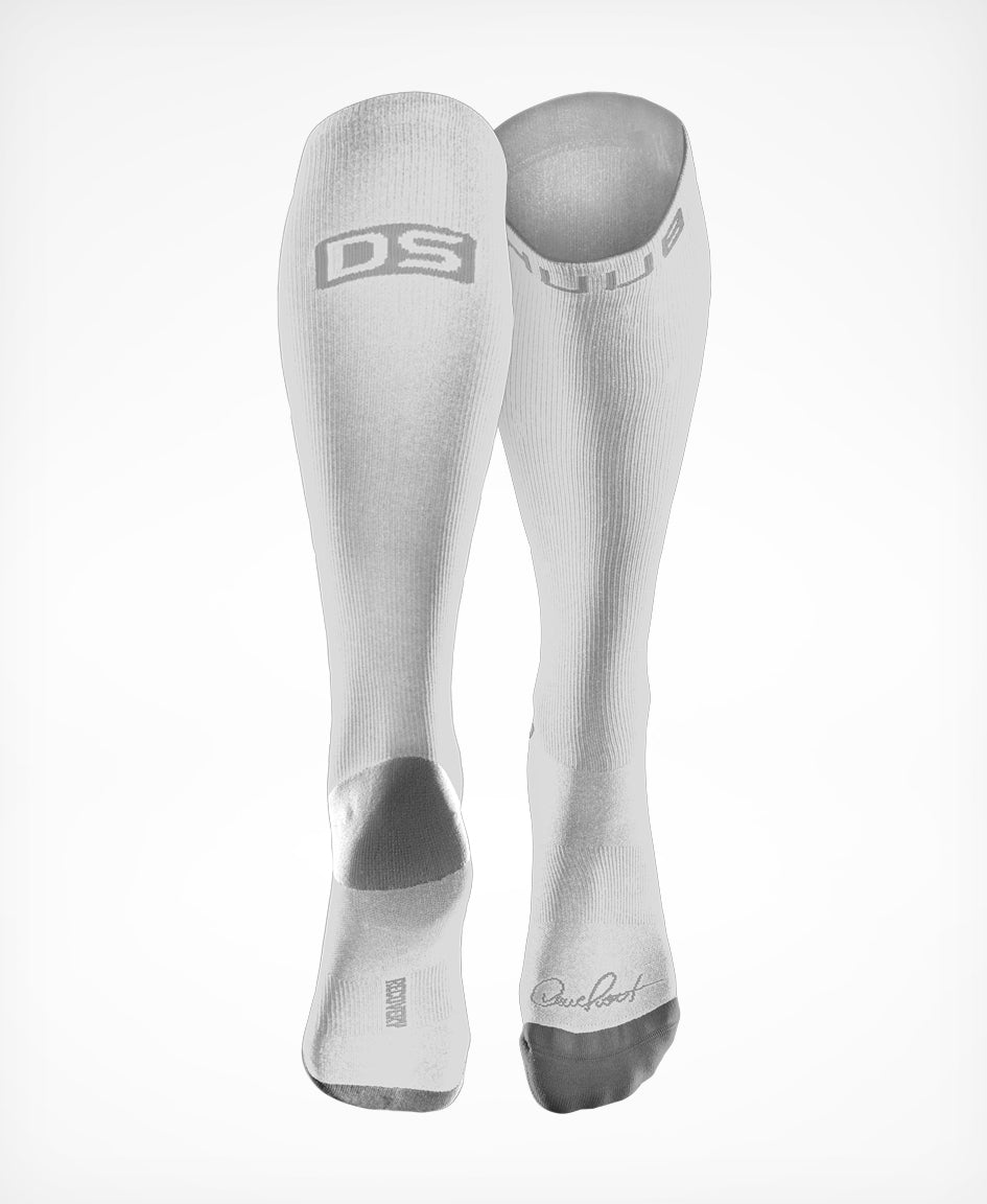 DS Compression Sock - White
