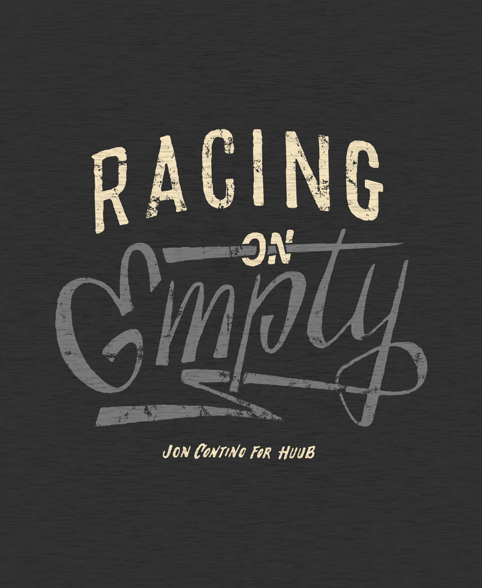 Racing On Empty T-Shirt Charcoal