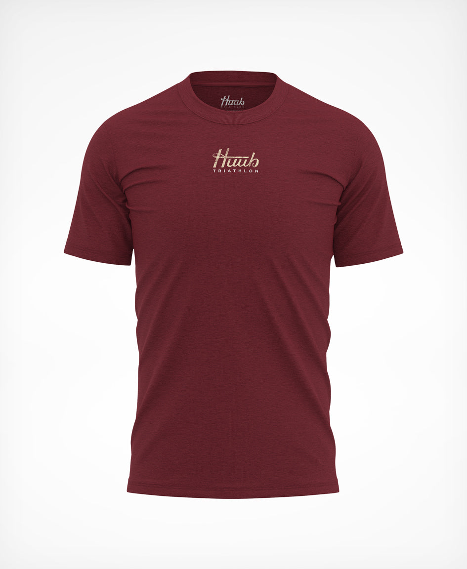 Tri Or Die T-Shirt Maroon