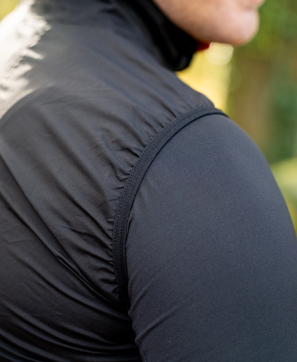 Strada Cycling Lightweight Gilet Light Grey - Mens