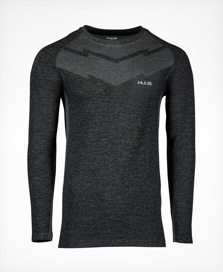 Seamless Long Sleeve Top Grey - Men's