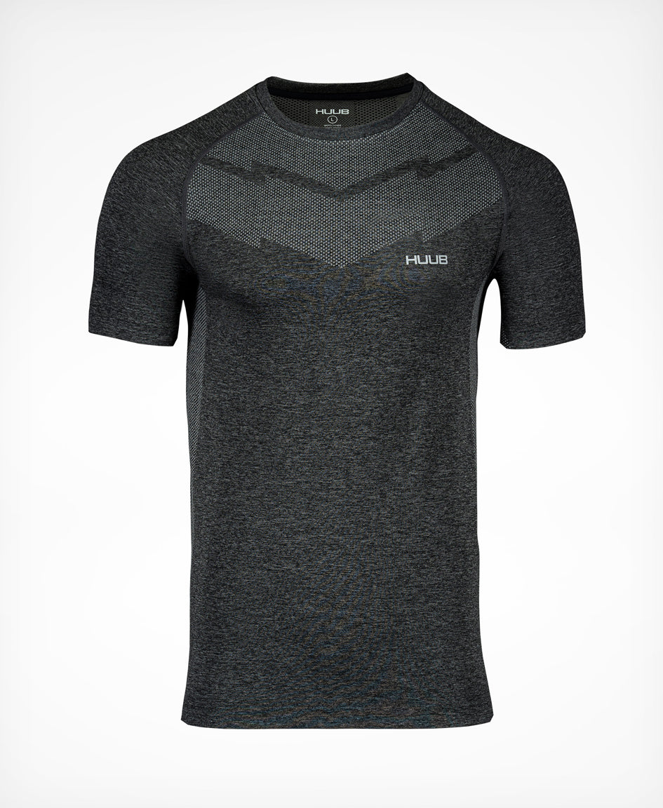 Seamless Short Sleeve Top Grey - Men's