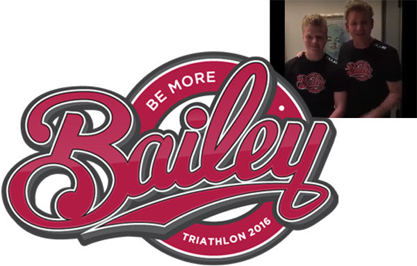 Gordon Ramsay unterstützt die "Be More Bailey"-Challenge beim Jenson Button Trust Triathlon