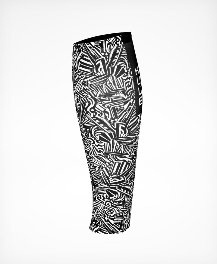 3:Sixteen Aero Calf Sleeve™ - Schwarz/Weiß (Paar)