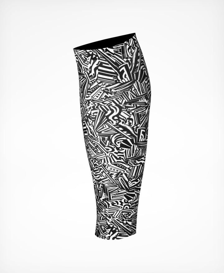 3:Sixteen Aero Calf Sleeve™ - Schwarz/Weiß (Paar)