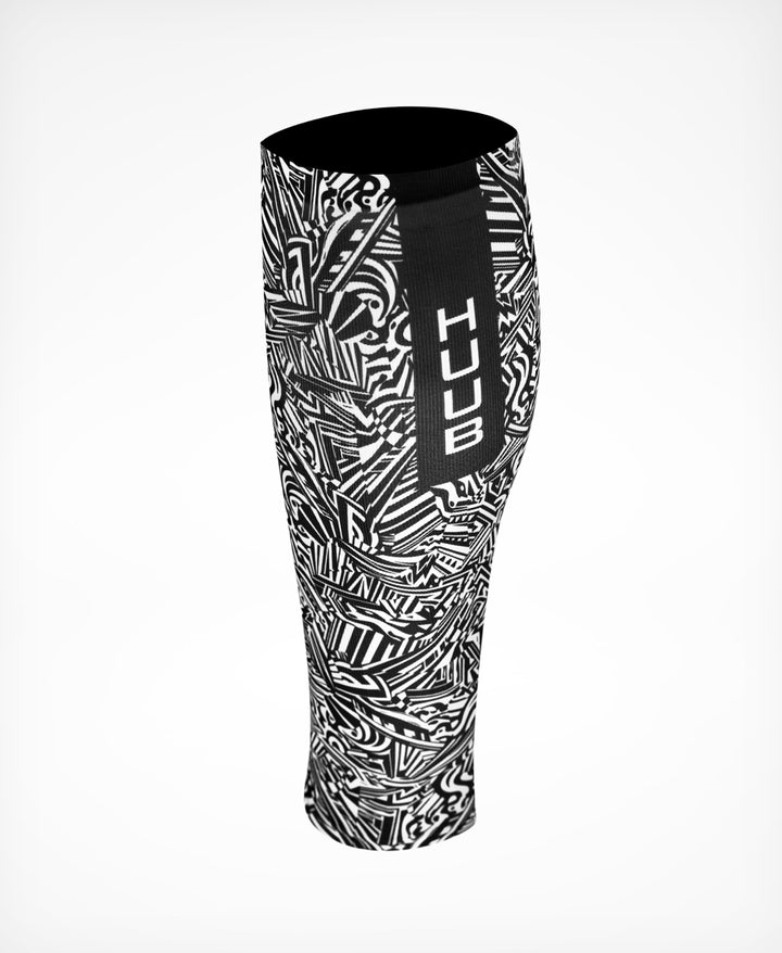 3:Sixteen Aero Calf Sleeve™ - Schwarz/Weiß (Paar)