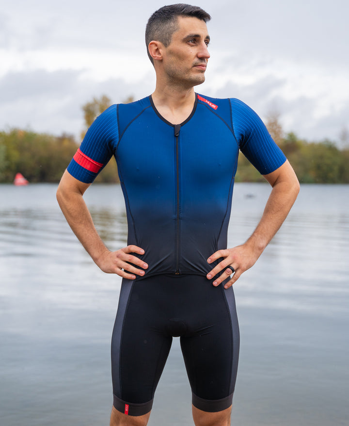 4882 Pro Aero Open Zip Tri Anzug - Herren