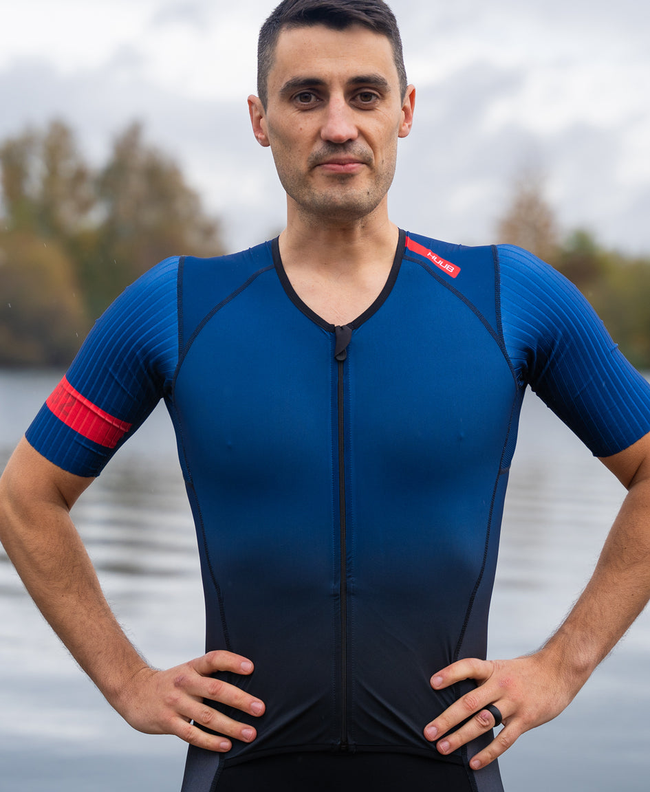 4882 Pro Aero Open Zip Tri Anzug - Herren