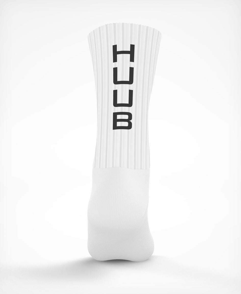 Aero Cycling Socke weiß