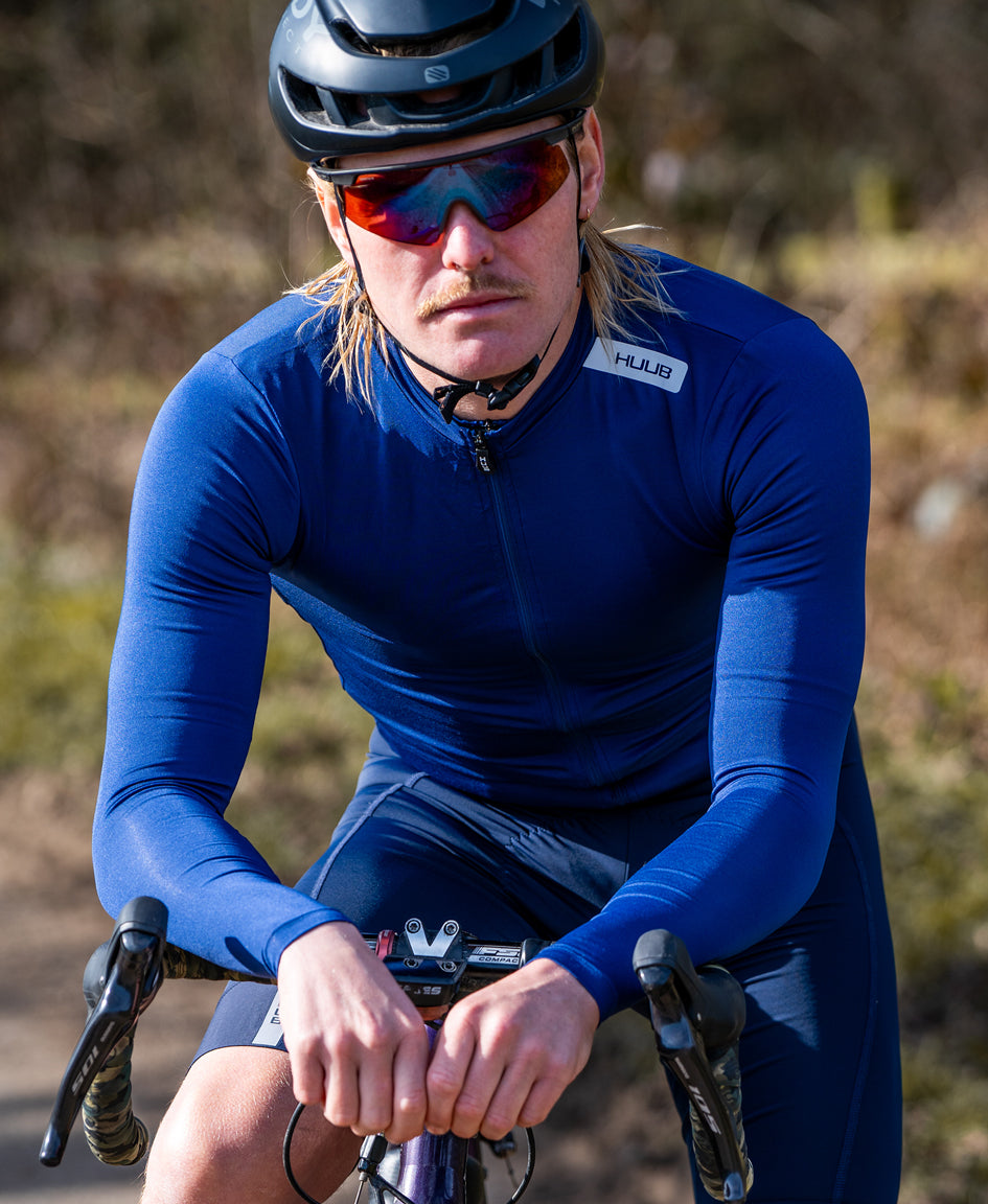 Attain Langarmtrikot - Marineblau