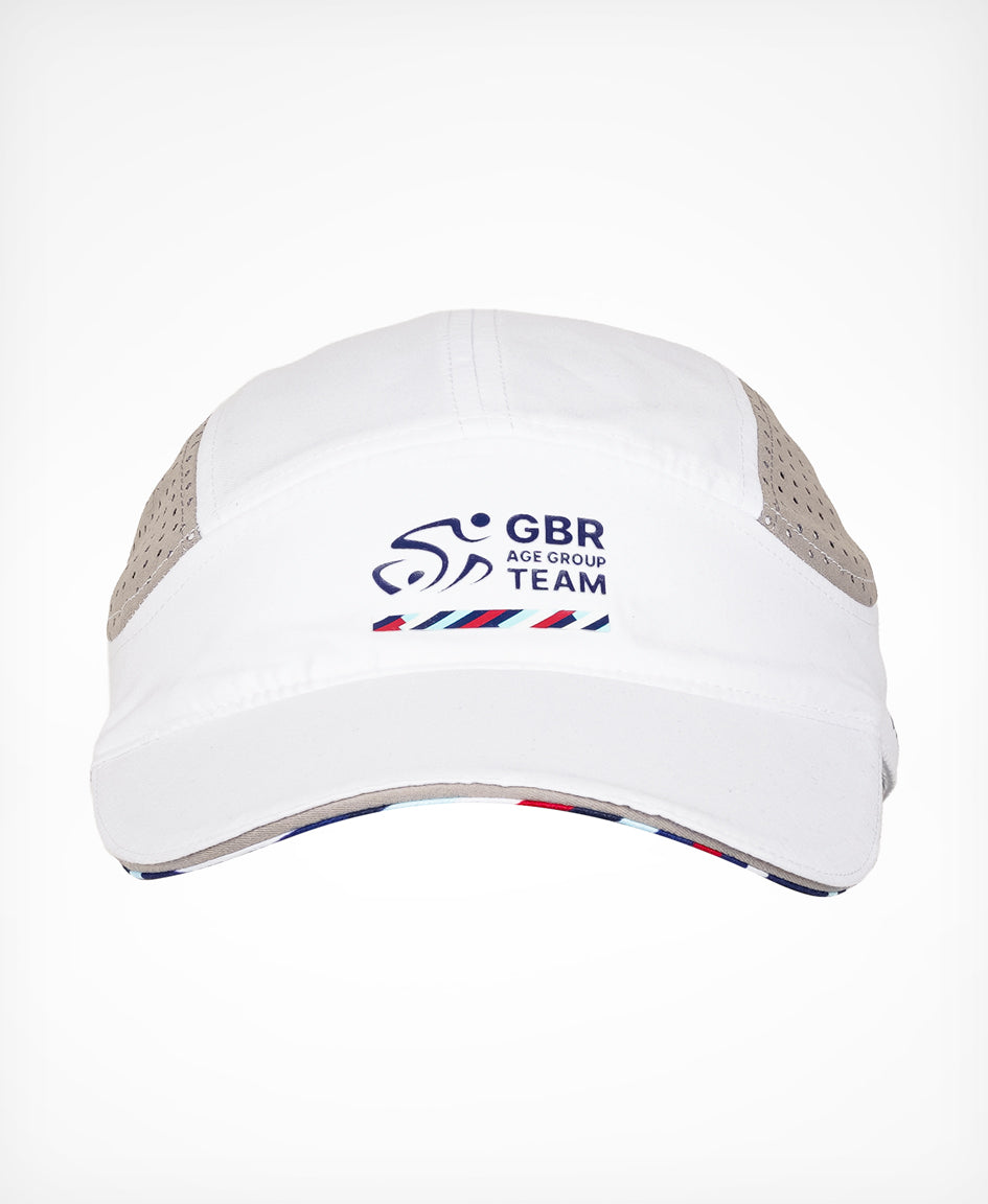 BTF Age-Group Race Cap White/Grey