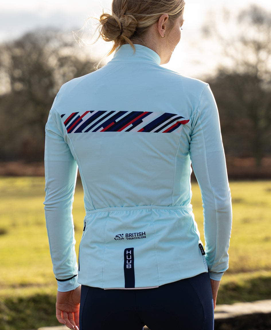 BTF Age-Group Langarmtrikot Eisblau - Damen