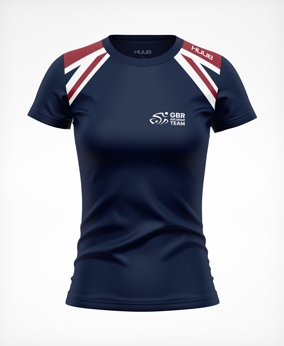 BTF Age-Group Tech T-Shirt Flag Navy - Women's