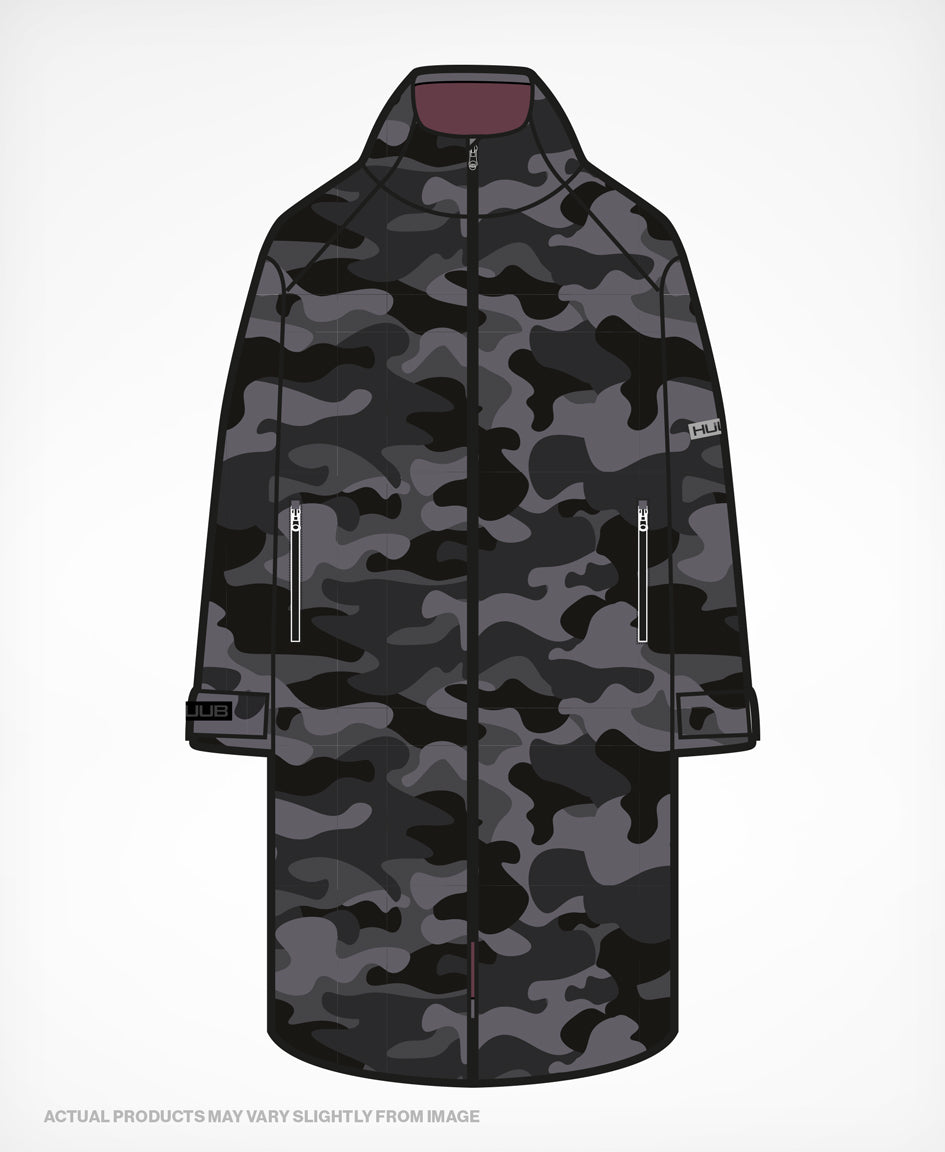 Changing Robe Grey Camo 2026