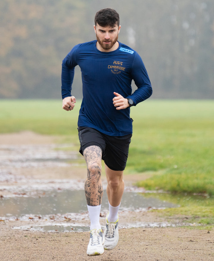 Cambridge Half Technical Long Sleeve Navy