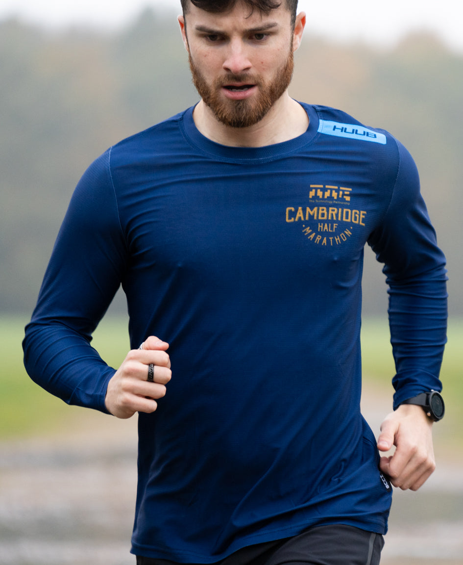 Cambridge Half Technical Long Sleeve Navy