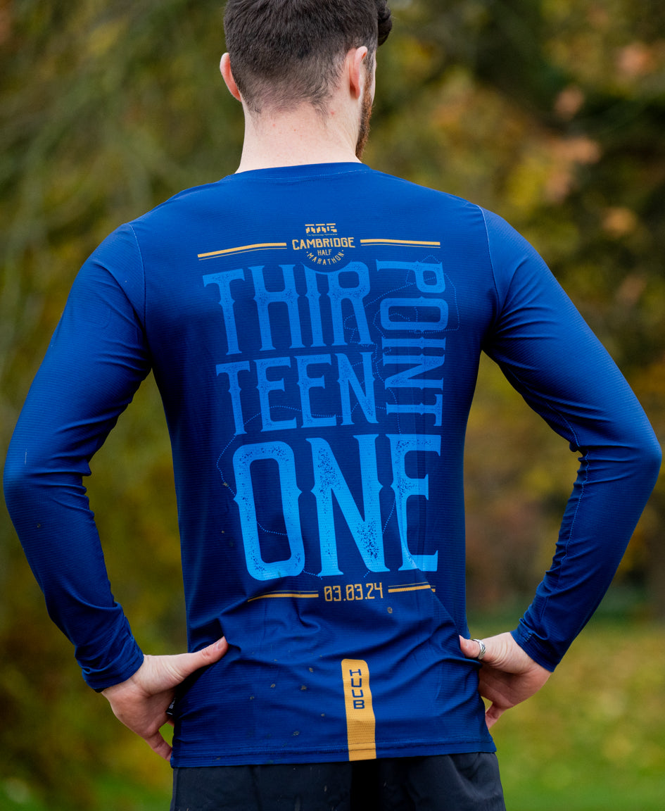 Cambridge Half Technical Long Sleeve Navy